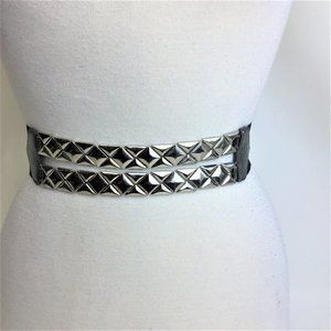 EXPRESS silver metal design strich fasten back